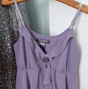 Bisou Bisou purple top